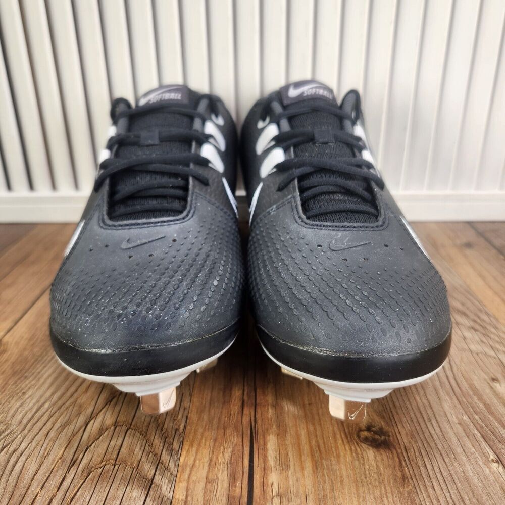 Nike Renew Hyperdiamond 4 Pro Metal Softball Cleats Women Sz 11 Black CZ5920-010 - Picture 2 of 10